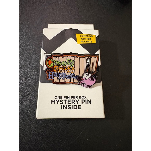 Buckle-Down Other - Buckle-Down Courage the Cowardly Dog Sliding Pin-Courage (Creepy Stuff Happens)
